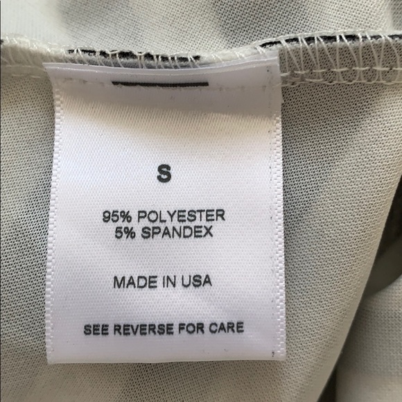 Arden B Black & White Striped Crop Top - Small - Picture 3 of 4